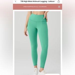 Alo Airlift 7/8 high waisted leggings